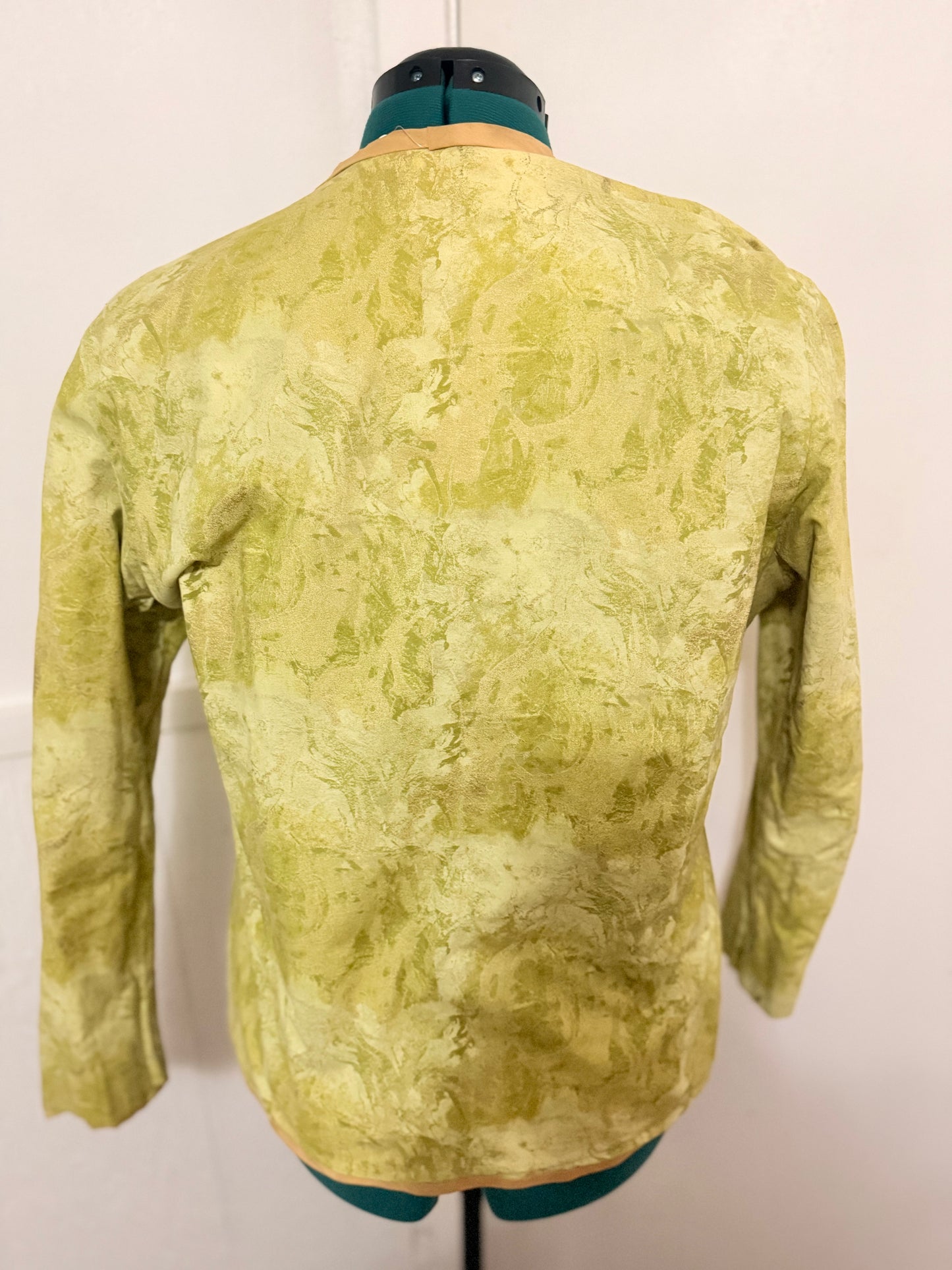 NO LABEL MULTI COLOR BEADED REVERSIBLE JACKET SZ L-XL