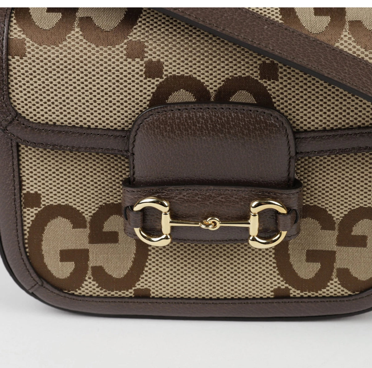 Gucci Jumbo GG Horsebit 1955 Mini Shoulder and Crossbody Bag Full Set NWB