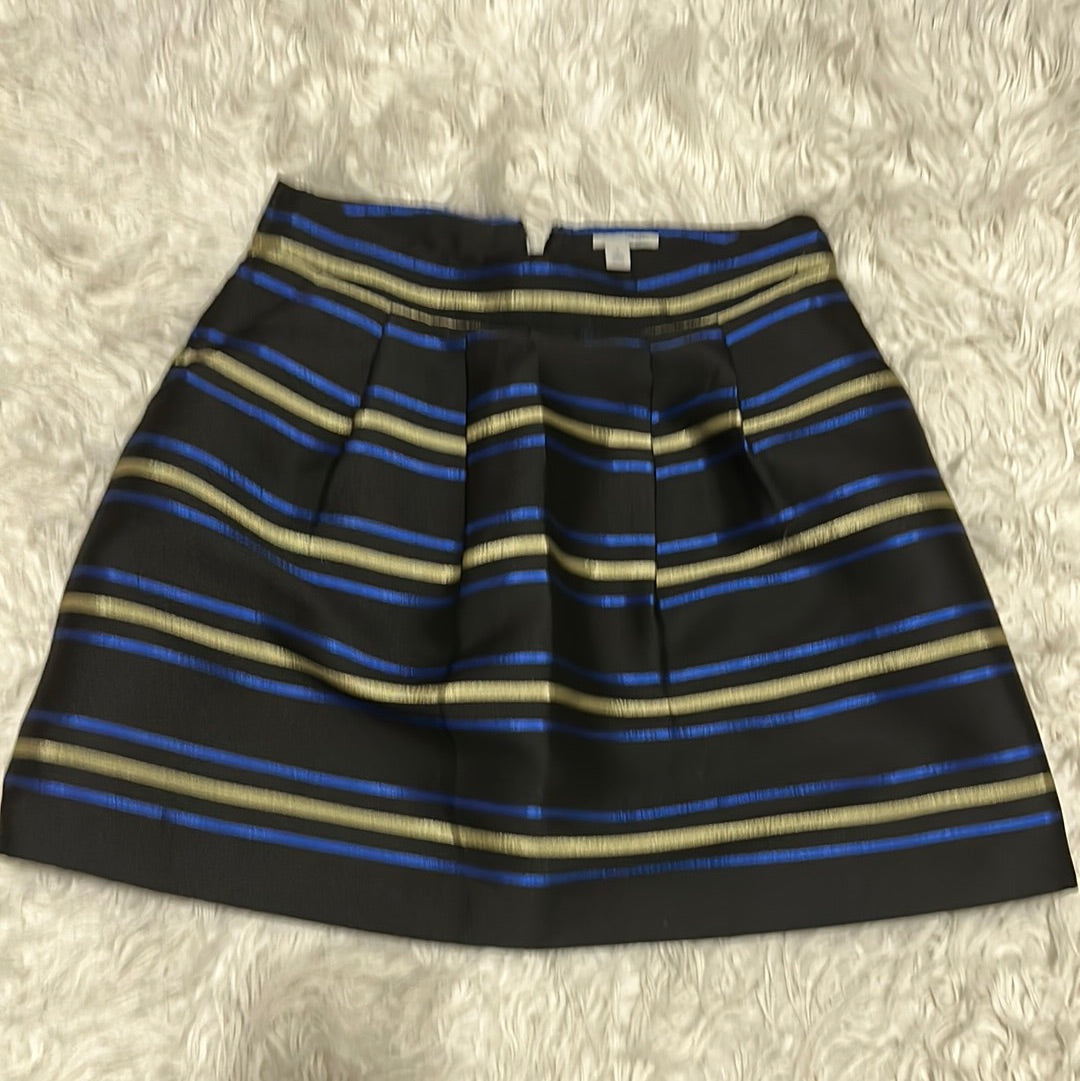 Halogen Blue & Gold skirt Sz 8
