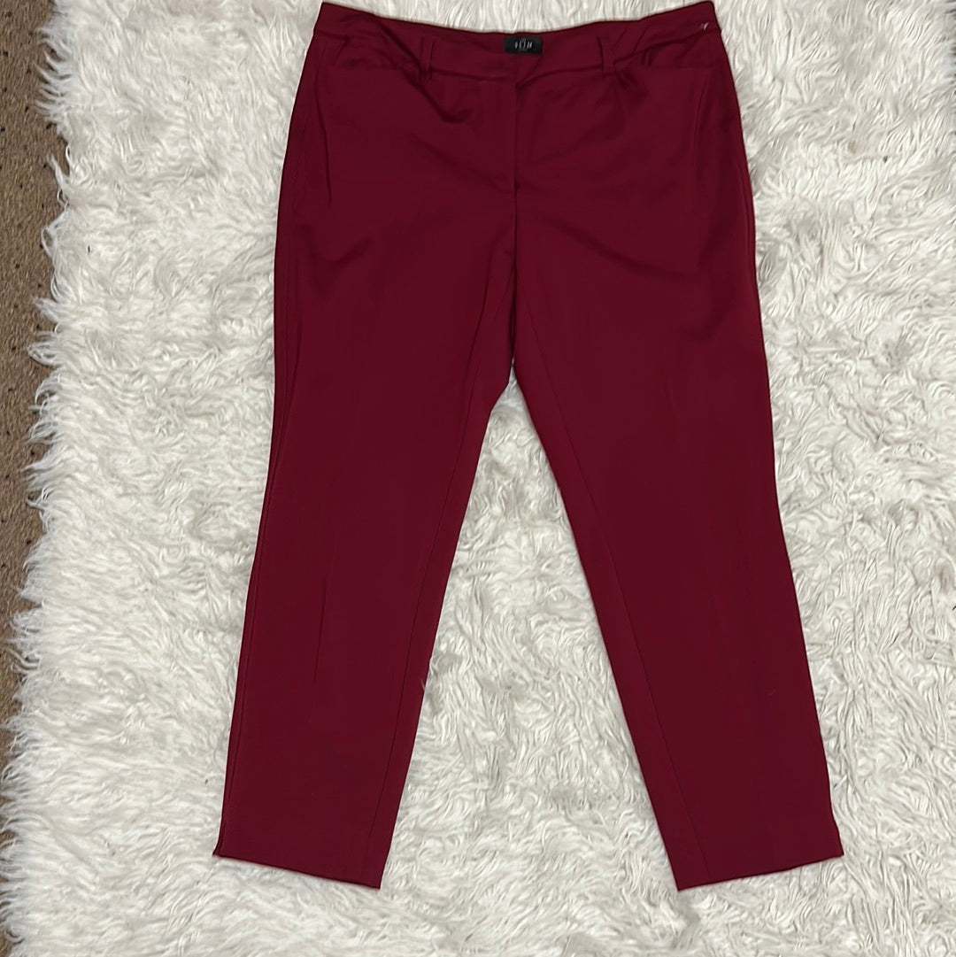 WHBM wine pants 16L