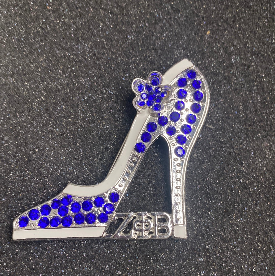 0423 SORORITY RHINESTONE SHOE BROOCH