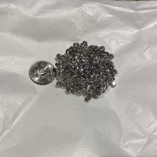 S729 CLARE RHINESTONE BROOCH